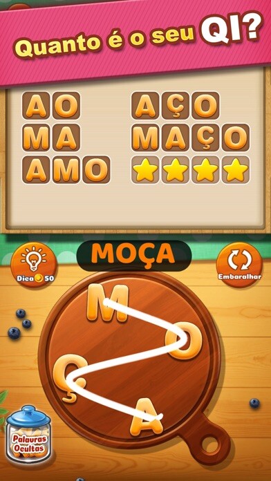 Emulate iPhone app Deslize a Palavra - Palavra de JOGO using MyAndroid