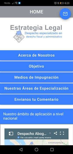 Run android online APK Despacho Abogados Estrategia Legal from MyAndroid or emulate Despacho Abogados Estrategia Legal using MyAndroid
