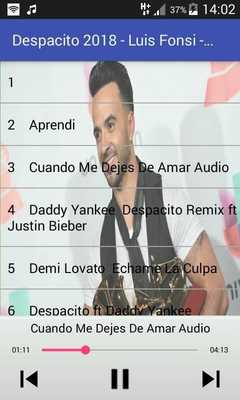 Emulate Android APK Despacito 2018 - Luis Fonsi - Top music 2018