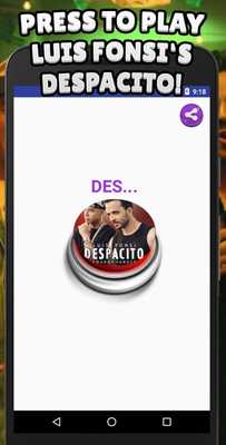 Emulate Android APK Despacito Luis Fonsi ft Daddy Yankee - Button