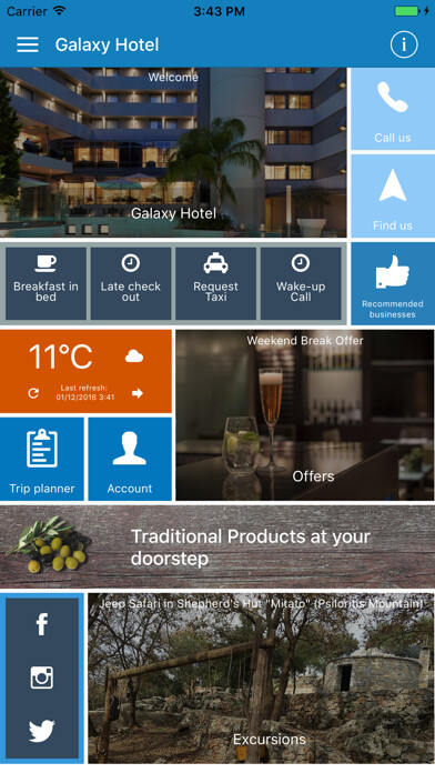 Emulate iPhone app Destination Crete Hotels using MyAndroid Emulate iPhone app Destination Crete Hotels using MyAndroid
