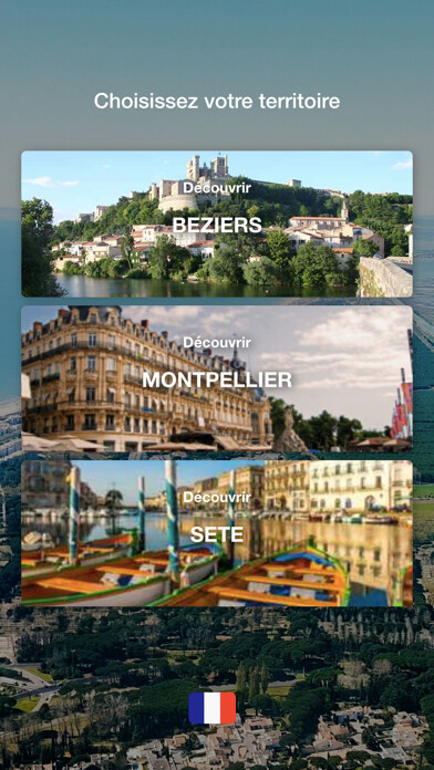 Emulate iPhone app Destination: Hérault using MyAndroid