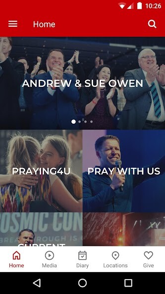 Emulate iPhone app Destiny Church (UK) using MyAndroid