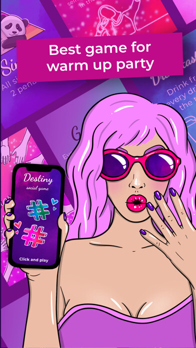 Emulate iPhone app Destiny - Party card game using MyAndroid