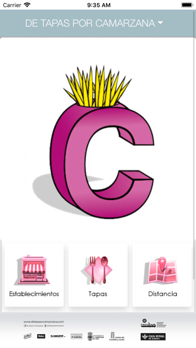 Emulate iPhone app De Tapas Por Camarzana using MyAndroid Emulate iPhone app De Tapas Por Camarzana using MyAndroid