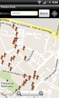 Emulate Android APK De Tapas y Pintxo-Pote