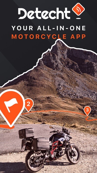 Emulate iPhone app Detecht - Motorcycle App & GPS using MyAndroid