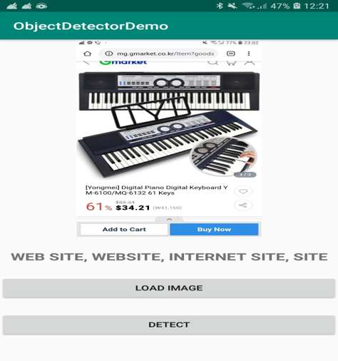 Run android online APK Detect Object from MyAndroid or emulate Detect Object using MyAndroid