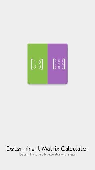 Run android online APK Determinant Matrix Calculator with steps from MyAndroid or emulate Determinant Matrix Calculator with steps using MyAndroid