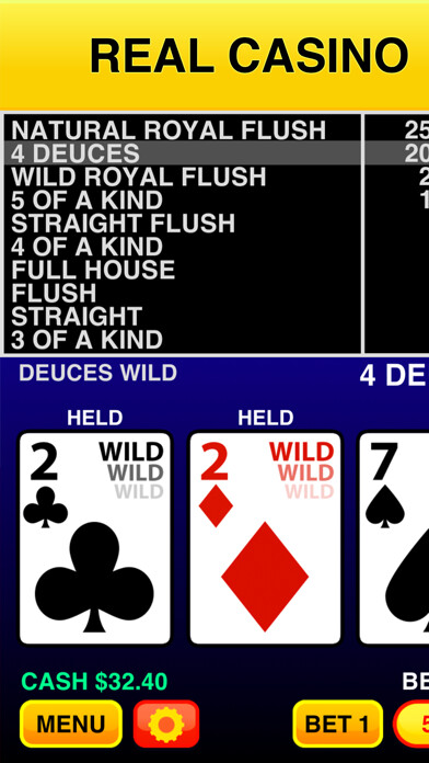 Run android online APK Deuces Wild - Casino Video Poker from MyAndroid or emulate Deuces Wild - Casino Video Poker using MyAndroid