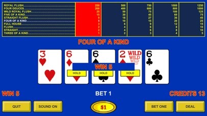 Emulate iPhone app Deuces Wild Poker - Casino using MyAndroid