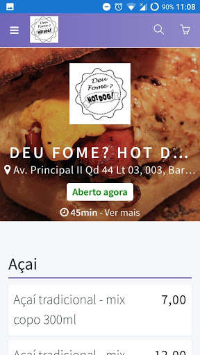 Run android online APK Deu Fome? Hot Dog! from MyAndroid or emulate Deu Fome? Hot Dog! using MyAndroid