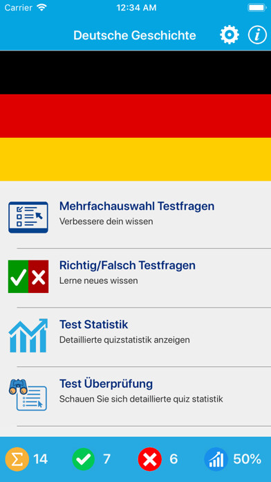 Emulate iPhone app Deutsche Geschichte Quiz using MyAndroid Emulate iPhone app Deutsche Geschichte Quiz using MyAndroid