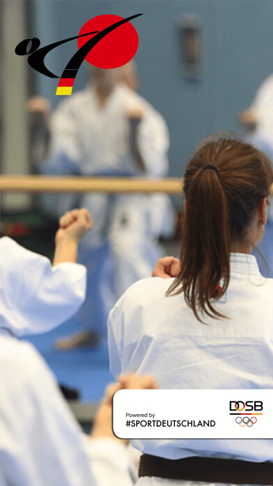 Emulate iPhone app Deutscher Karate Verband e.V. using MyAndroid