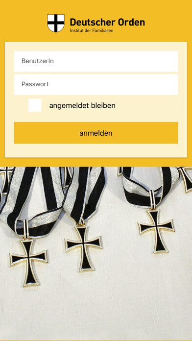 Emulate iPhone app Deutscher Orden - Familiare using MyAndroid