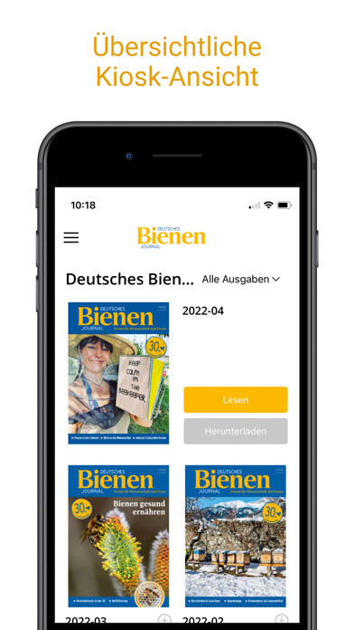 Emulate iPhone app Deutsches Bienen-Journal using MyAndroid Emulate iPhone app Deutsches Bienen-Journal using MyAndroid