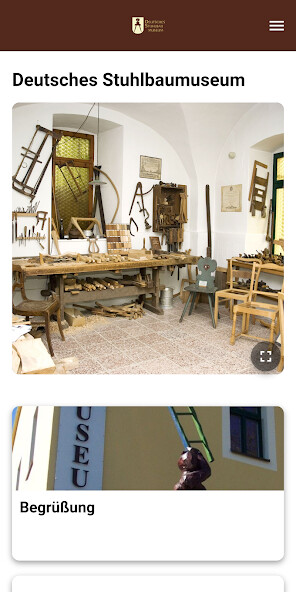 Emulate iPhone app Deutsches Stuhlbaumuseum using MyAndroid