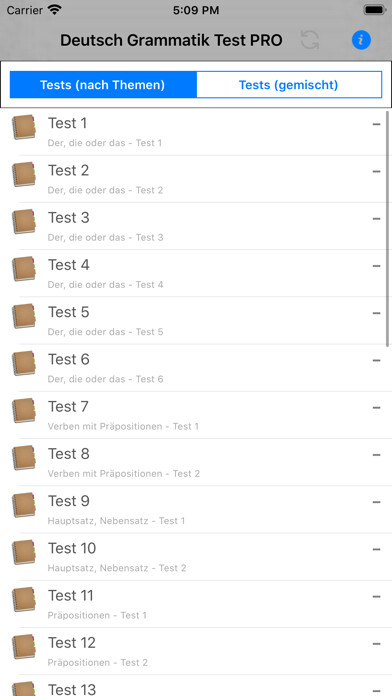 Emulate iPhone app Deutsch Grammatik Test PRO using MyAndroid Emulate iPhone app Deutsch Grammatik Test PRO using MyAndroid