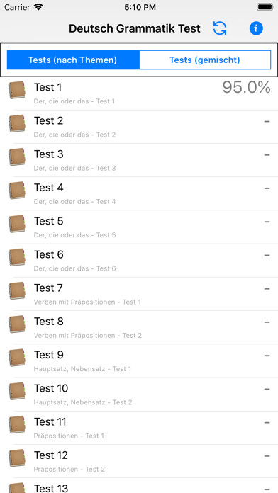 Emulate iPhone app Deutsch Grammatik Test using MyAndroid Emulate iPhone app Deutsch Grammatik Test using MyAndroid