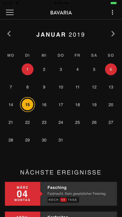 Emulate iPhone app Deutschland Feiertag Kalendar using MyAndroid Emulate iPhone app Deutschland Feiertag Kalendar using MyAndroid