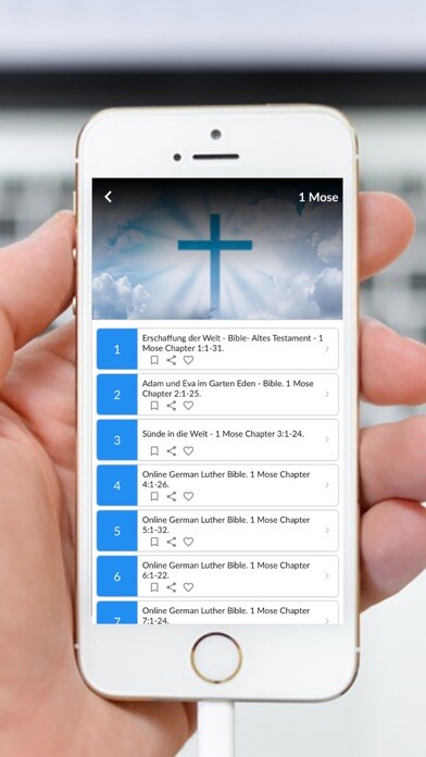 Emulate iPhone app Deutsch Luther Bibel using MyAndroid