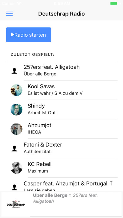 Emulate iPhone app Deutschrap Radio - Hip Hop using MyAndroid Emulate iPhone app Deutschrap Radio - Hip Hop using MyAndroid