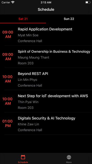 Emulate iPhone app DevCon 2019 - Yangon using MyAndroid Emulate iPhone app DevCon 2019 - Yangon using MyAndroid