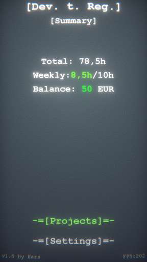 Run android online APK Development Time Register from MyAndroid or emulate Development Time Register using MyAndroid