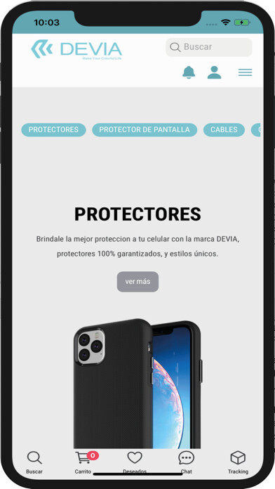 Emulate iPhone app Devia Ecuador using MyAndroid