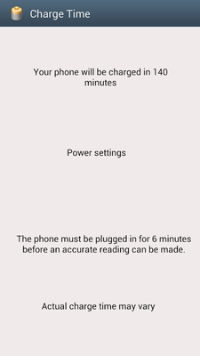 Emulate Android APK Device Charge Time Calculator