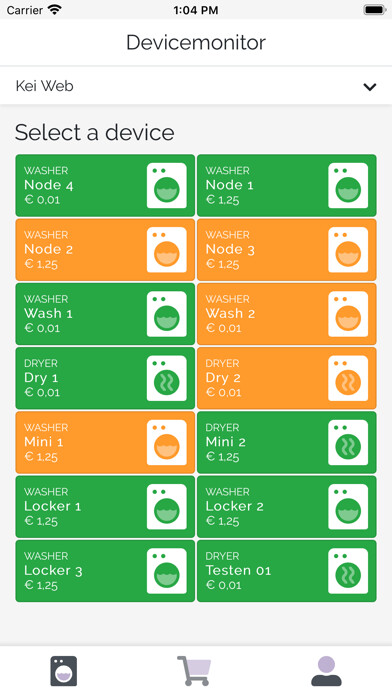 Emulate iPhone app Devicemonitor using MyAndroid