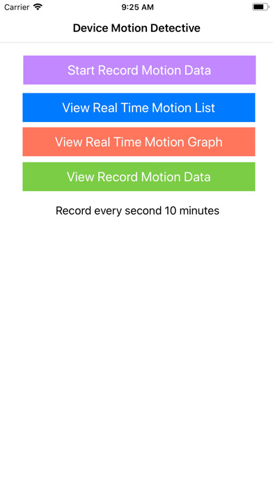 Emulate iPhone app Device Motion Detective using MyAndroid