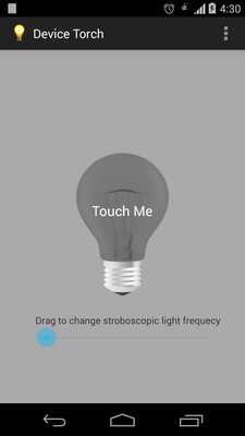 Emulate Android APK Device Torch