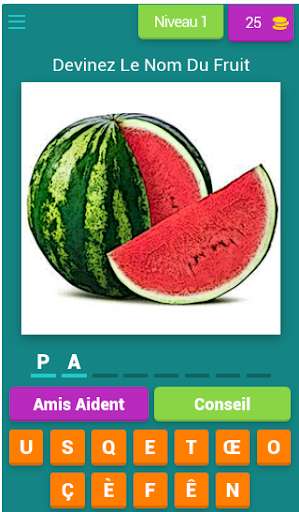 Run android online APK Devinez Le Nom Du Fruit from MyAndroid or emulate Devinez Le Nom Du Fruit using MyAndroid