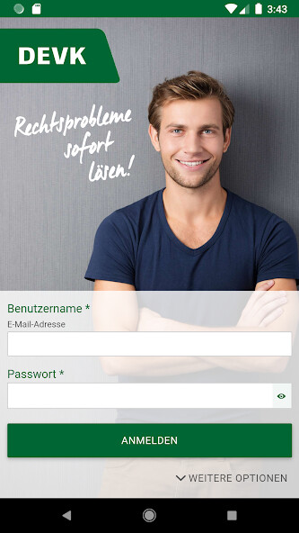 Run android online APK DEVK Rechtsschutz App from MyAndroid or emulate DEVK Rechtsschutz App using MyAndroid