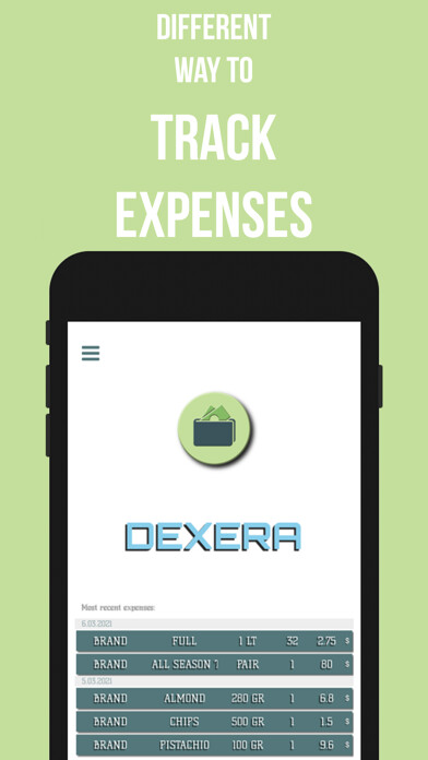 Emulate iPhone app Dexera - Expense Tracker using MyAndroid Emulate iPhone app Dexera - Expense Tracker using MyAndroid