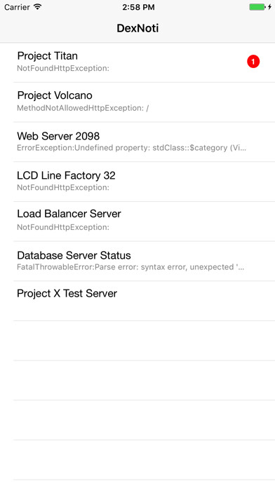 Emulate iPhone app DexNoti using MyAndroid