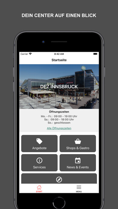 Emulate iPhone app DEZ Innsbruck using MyAndroid