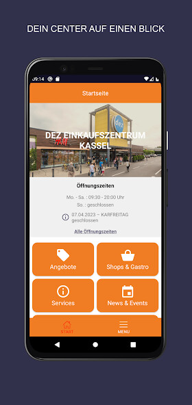 Emulate iPhone app DEZ Kassel using MyAndroid Emulate iPhone app DEZ Kassel using MyAndroid