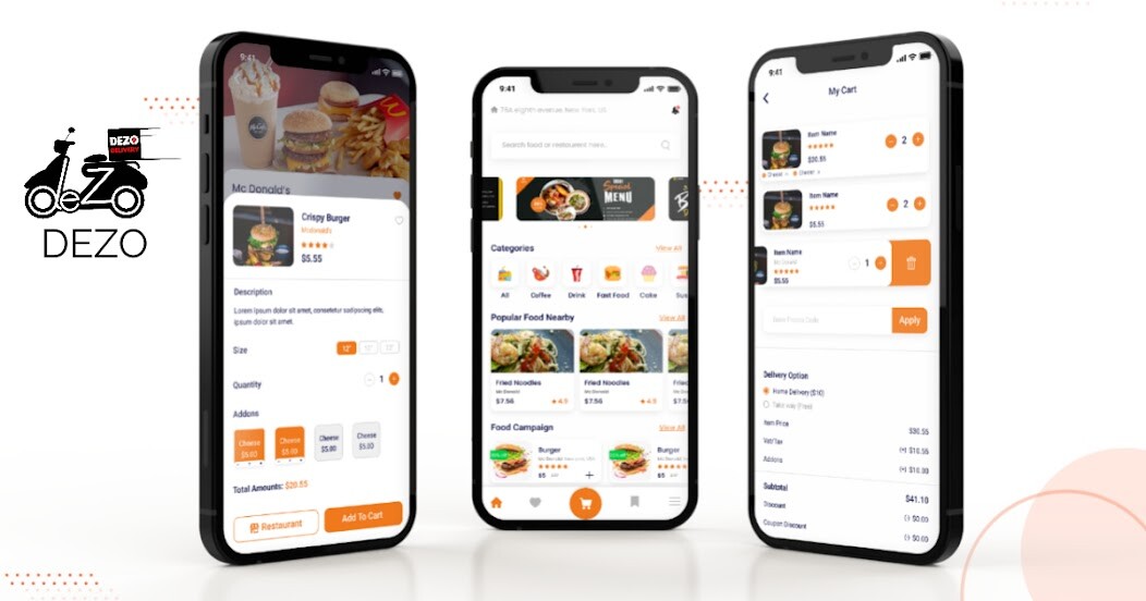 Run android online APK Dezo Food Delivery from MyAndroid or emulate Dezo Food Delivery using MyAndroid