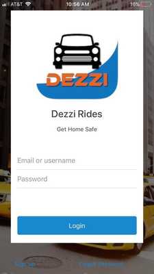 Emulate Android APK Dezzi Rides