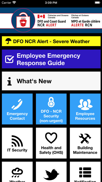 Emulate iPhone app DFO NCR Alert using MyAndroid Emulate iPhone app DFO NCR Alert using MyAndroid