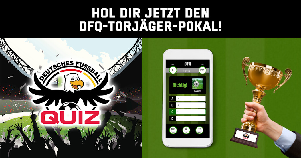 Run android online APK DFQ - Deutsches Fussball Quiz from MyAndroid or emulate DFQ - Deutsches Fussball Quiz using MyAndroid