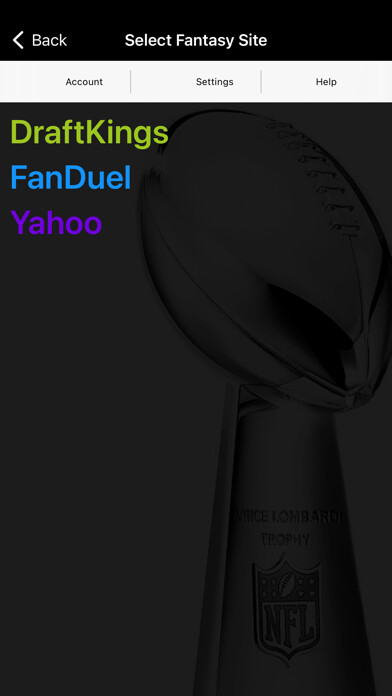 Emulate iPhone app DFS Bulk Lineup Generator using MyAndroid Emulate iPhone app DFS Bulk Lineup Generator using MyAndroid