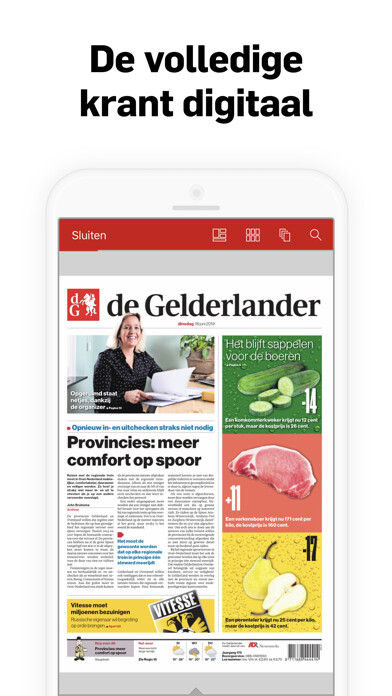 Emulate iPhone app DG - Digitale Krant using MyAndroid