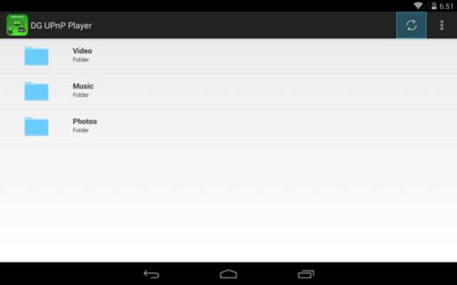Emulate Android APK DG UPnP Player Free