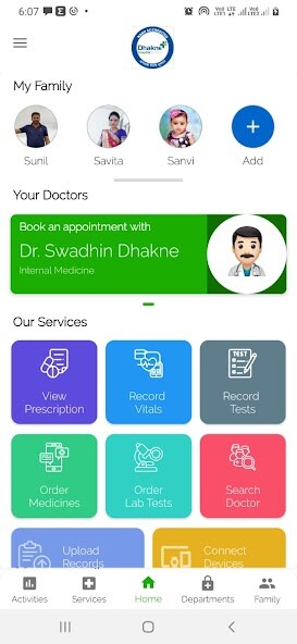 Run android online APK Dhakne Hospital from MyAndroid or emulate Dhakne Hospital using MyAndroid