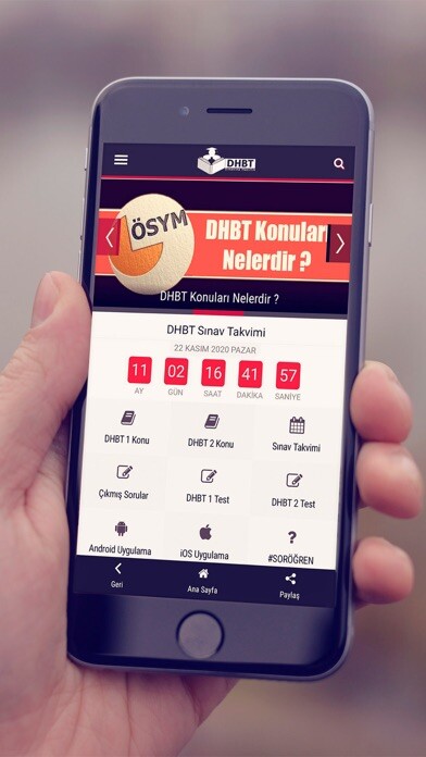 Emulate iPhone app DHBT Sınavına Hazırlık using MyAndroid Emulate iPhone app DHBT Sınavına Hazırlık using MyAndroid