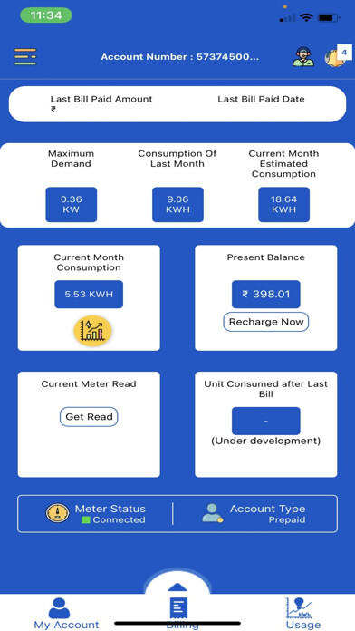 Emulate iPhone app DHBVN Smart Meter using MyAndroid