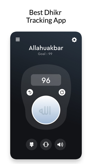 Emulate iPhone app Dhikr & Tasbeeh Counter App using MyAndroid Emulate iPhone app Dhikr & Tasbeeh Counter App using MyAndroid